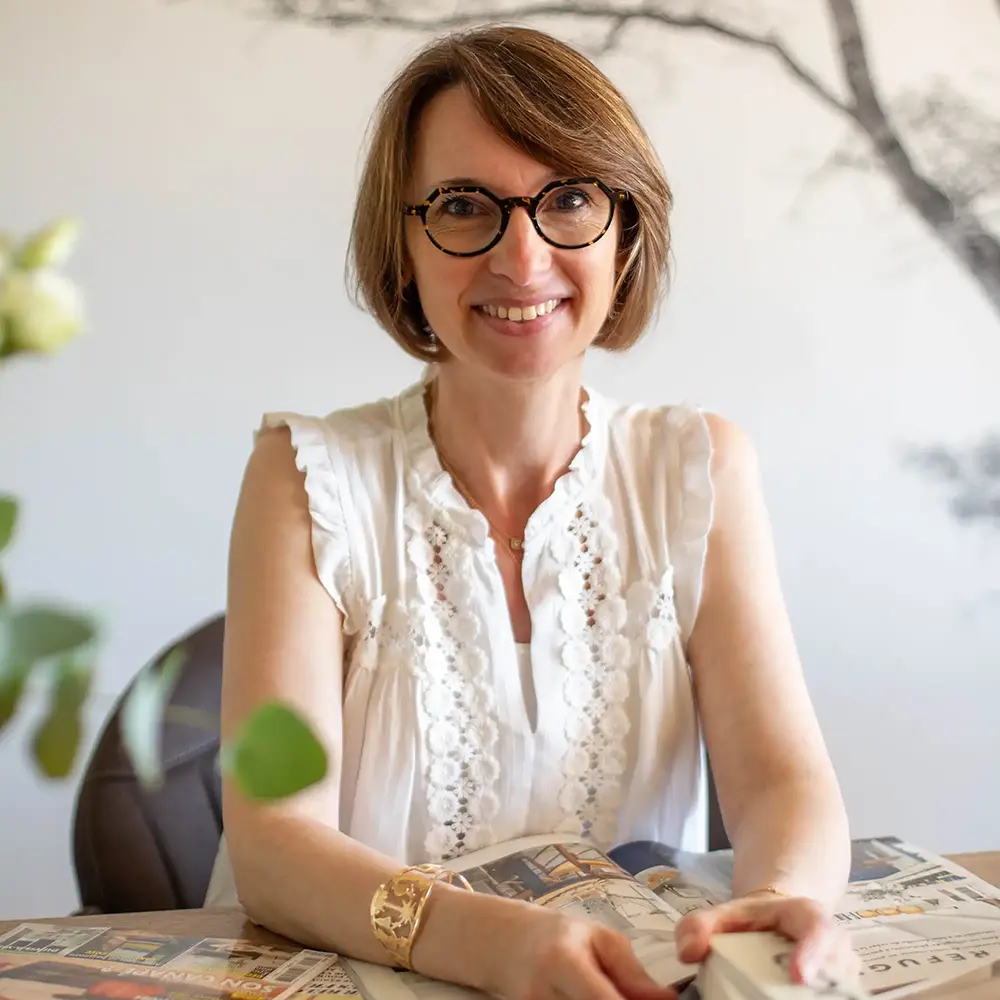 portrait de la décoratrice d'intérieur, Véronique