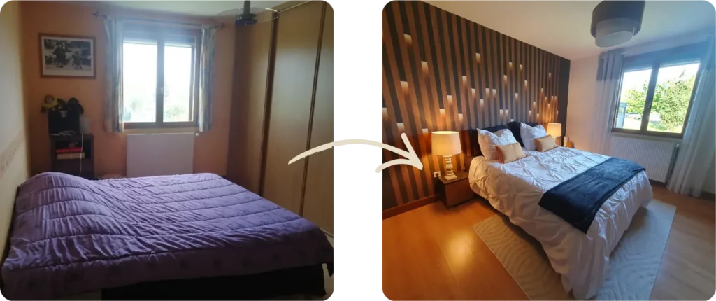 chambre parentale décoration intérieure loire atlantique